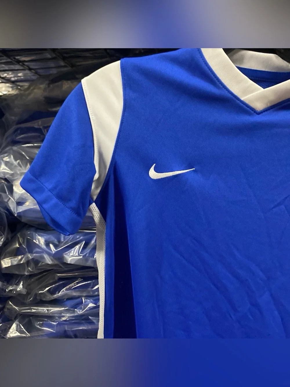 Nike Derby III Soccer Jersey NWT Kids Medium Blue/White DRI-FIT CW3834-480